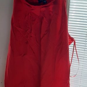 Red, business casual tank